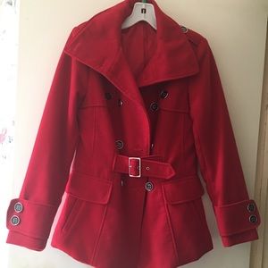 Deep Red Coat